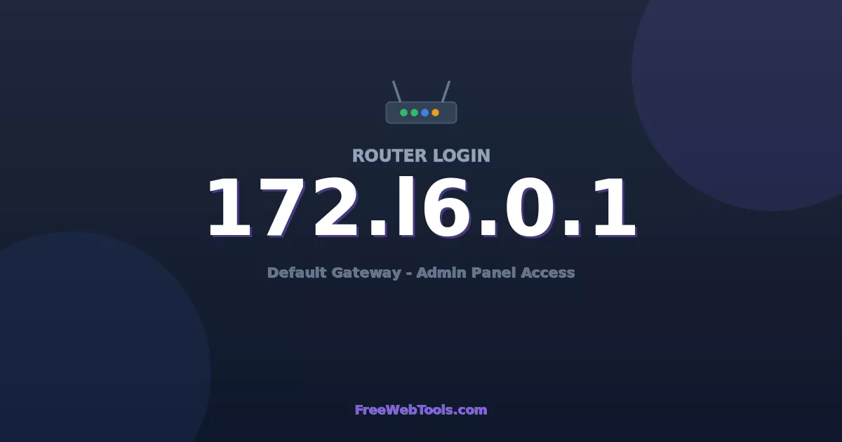 172.16.0.1 Router Login (Admin) — Step-by-Step Guide [2026]