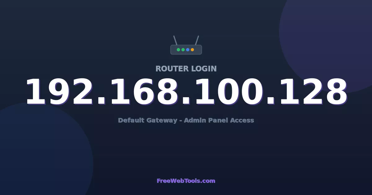 Picture Idea: 192 168 100 128 Router Login Admin Step By Step