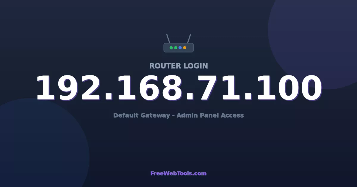 192-168-71-100-router-login-admin-step-by-step-guide-2026