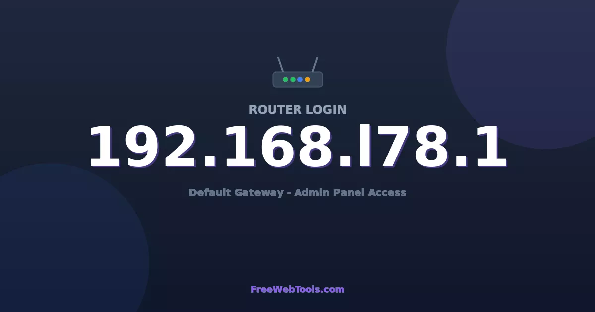 192.168.178.1 Router Login (Admin) — Step-by-Step Guide [2026]
